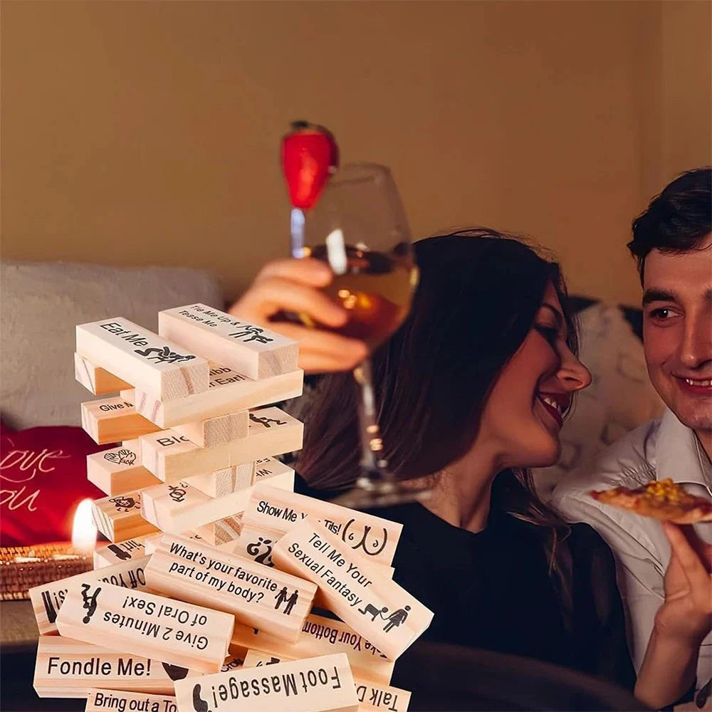The Couple Jenga Game