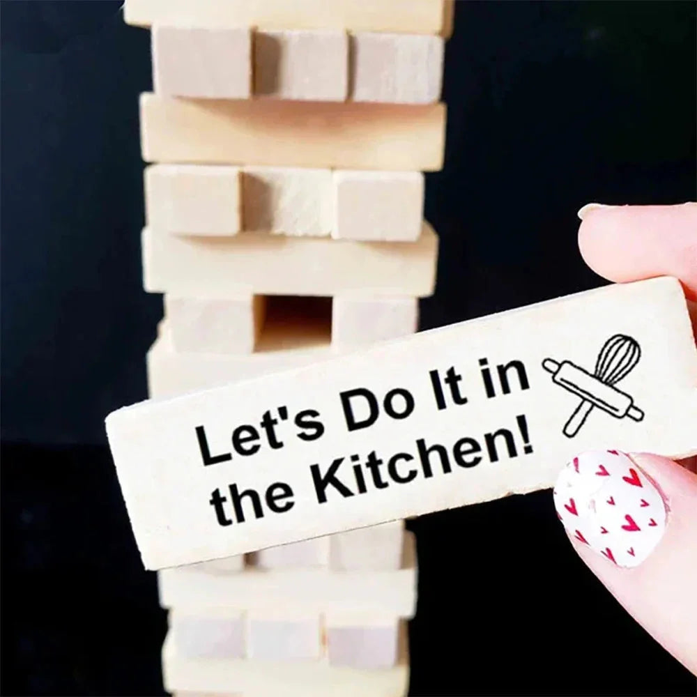 The Couple Jenga Game