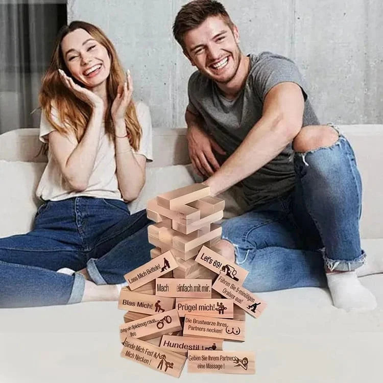 The Couple Jenga Game