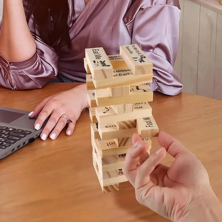 The Couple Jenga Game
