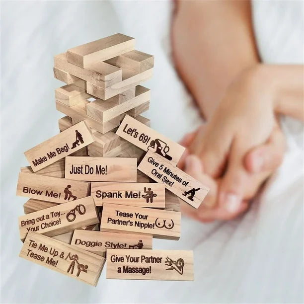 The Couple Jenga Game